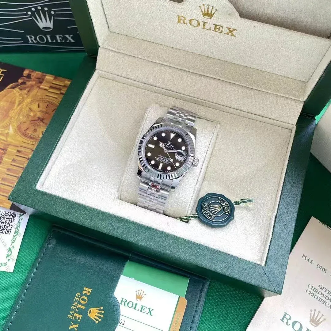 Rolex Submariner Black Dial Stainless Steel Watch