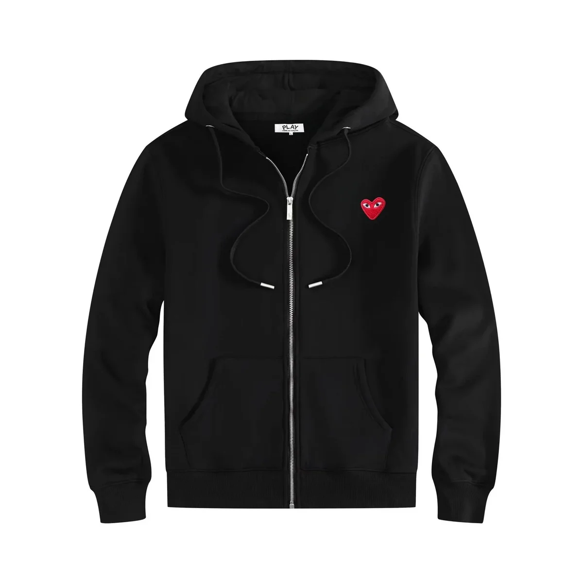 Comme des Garçons Play Zip-Up Hoodie Black Heart