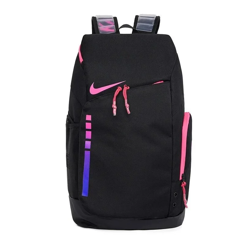 Nike Black Pink Backpack with Gradient Accents