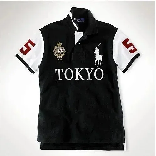 Polo Ralph Lauren Tokyo Polo Shirt Black/White