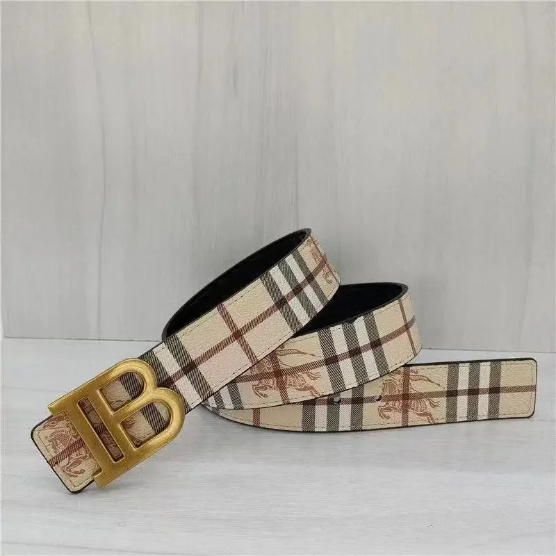 Burberry Vintage Check Belt Beige
