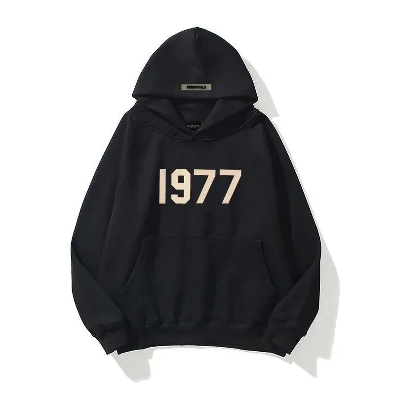 Fear of God Essentials 1977 Black Hoodie