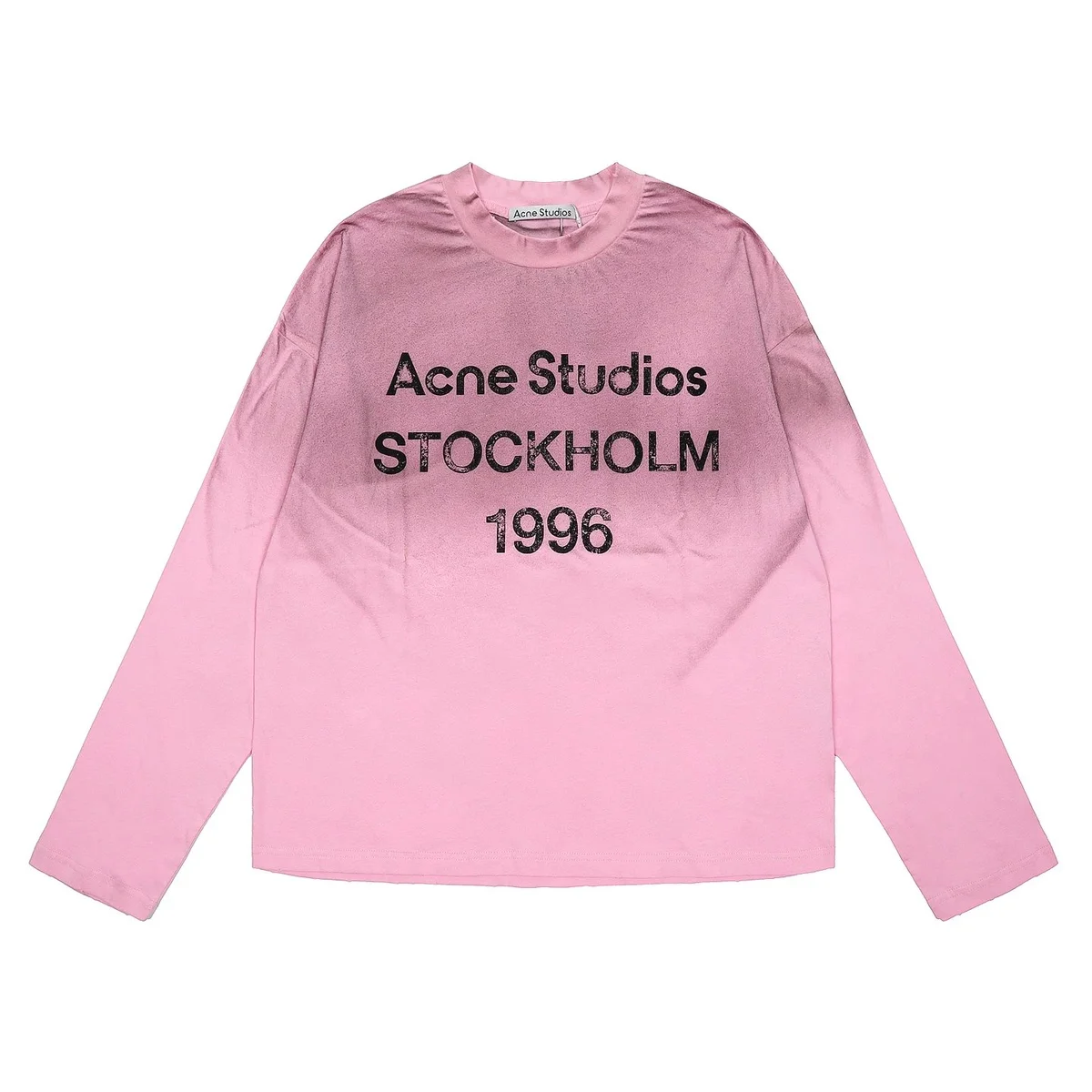 Acne Studios Pink Stockholm 1996 Long Sleeve T-Shirt