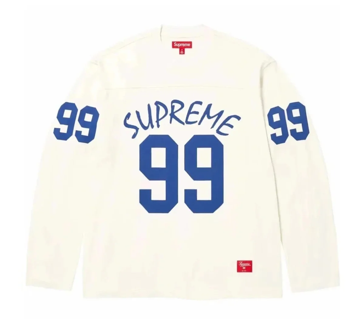 Supreme White '99' Long Sleeve T-Shirt