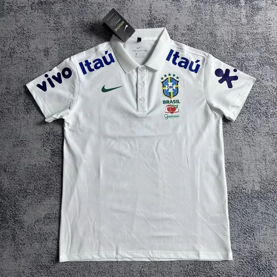 Nike Brazil Polo Shirt White