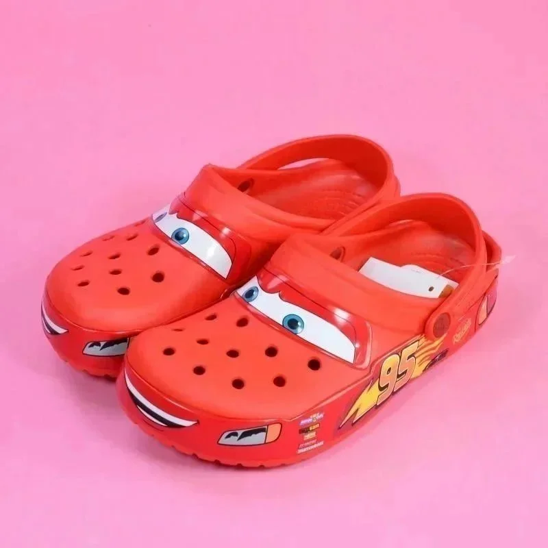 Crocs Lightning McQueen Clogs Red Kids Shoes