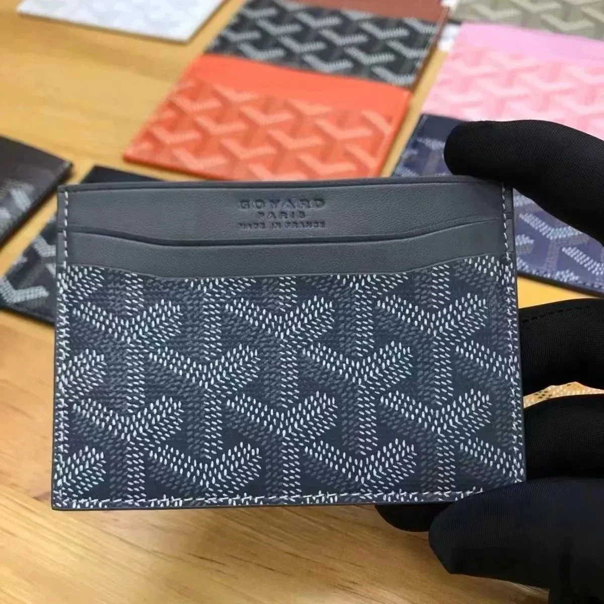 Goyard Saint Louis Card Holder Navy