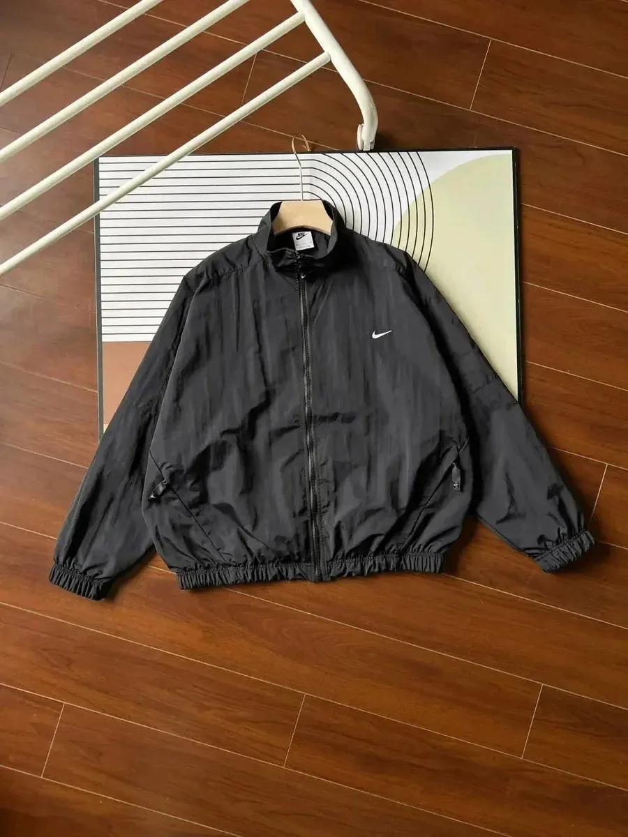 Nike Black Windbreaker Jacket