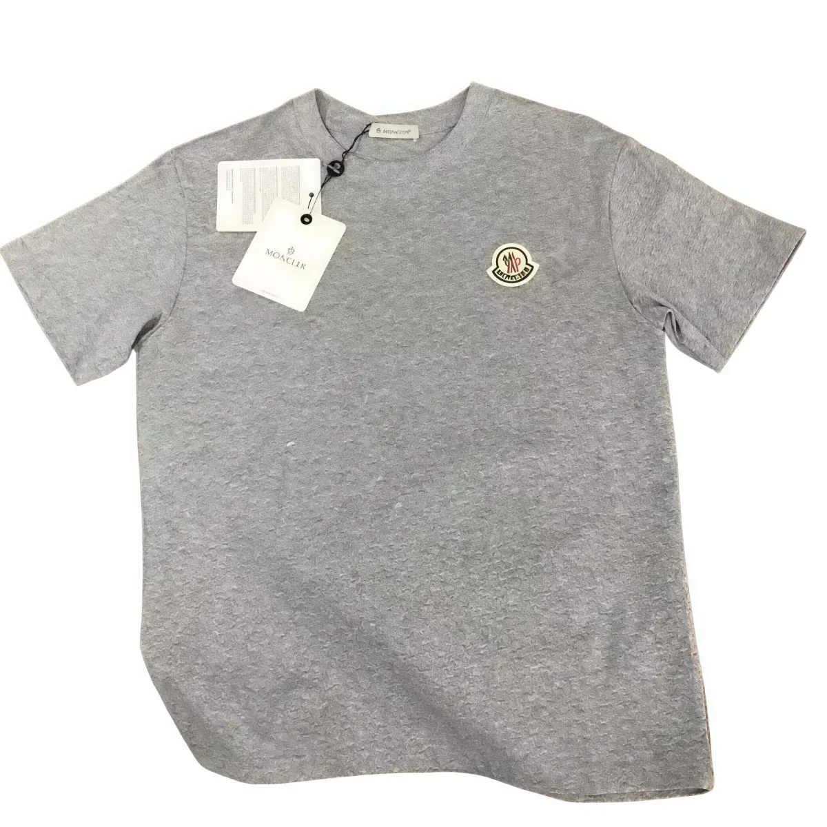 Moncler Grey Logo T-Shirt