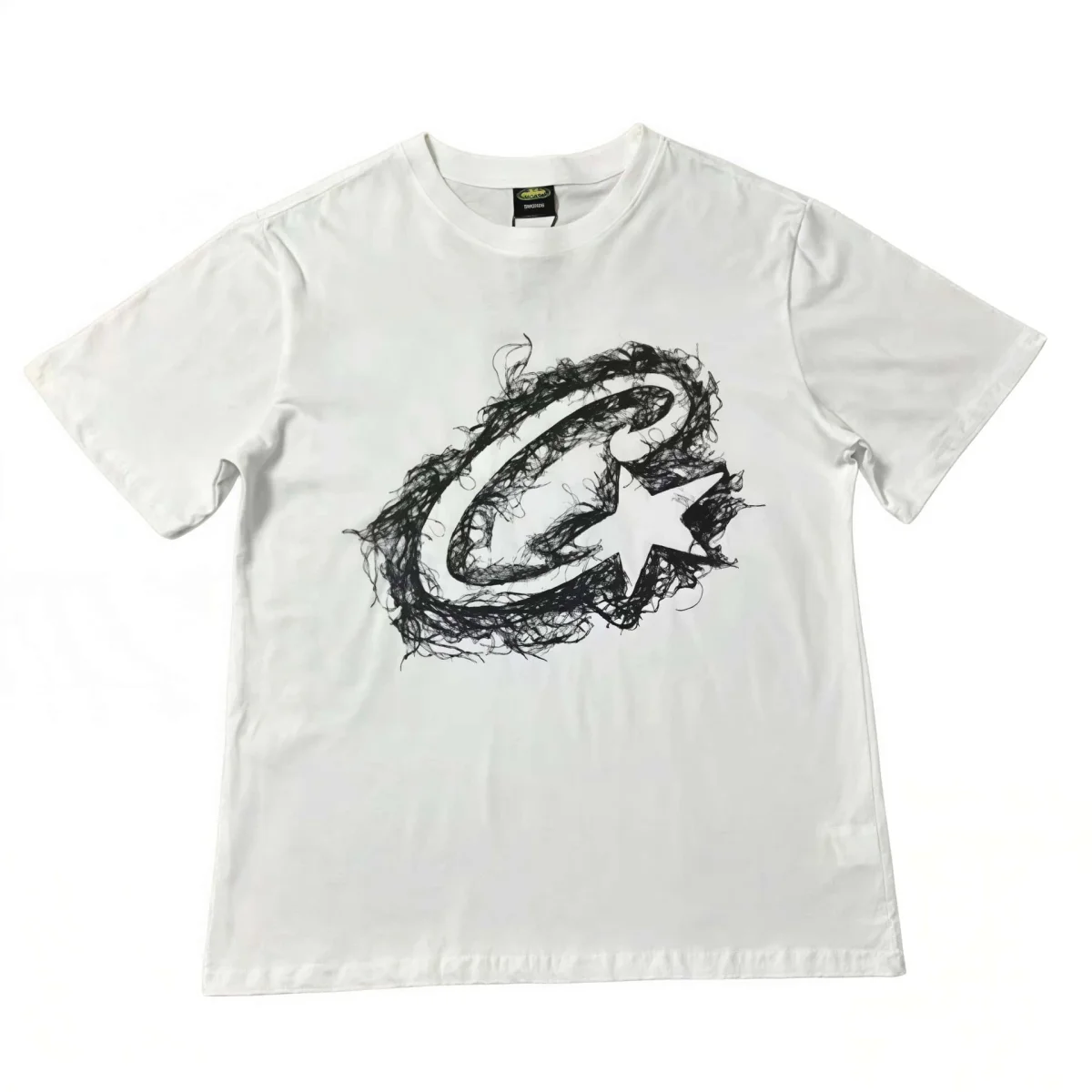 White Graphic Print T-Shirt