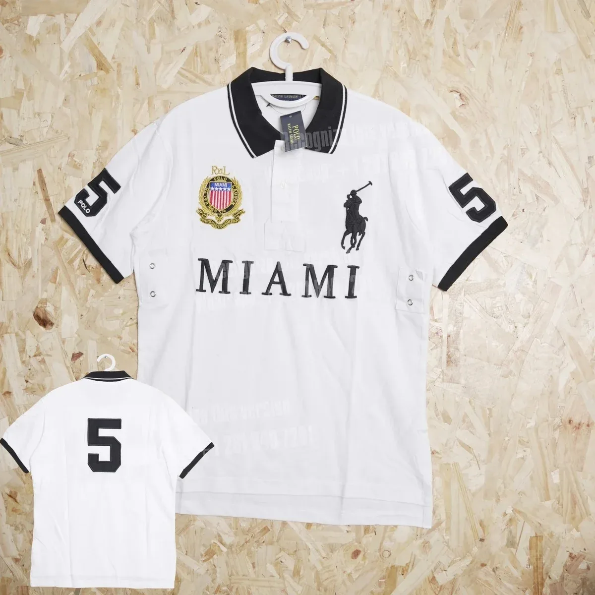Polo Ralph Lauren Big Pony Miami Polo Shirt White