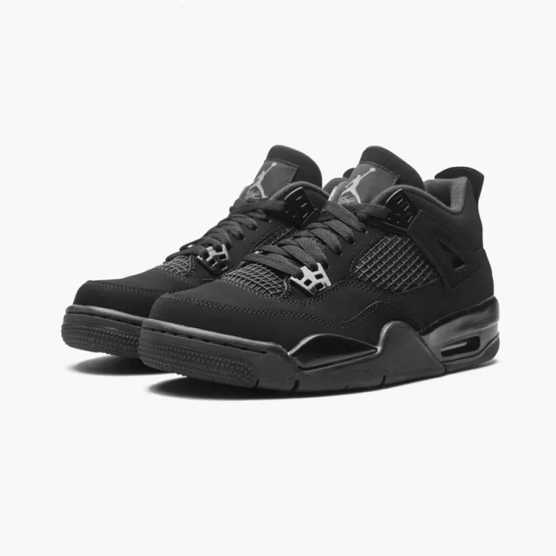 Nike Air Jordan 4 Black Triple Black Sneakers