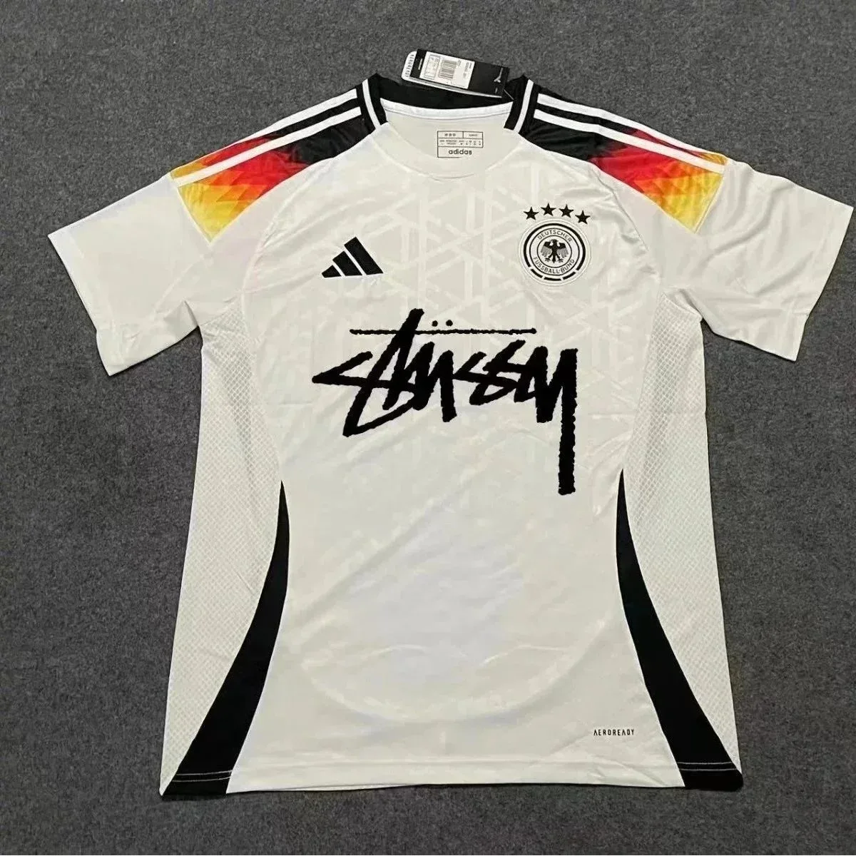 Adidas x Stussy Germany Jersey White