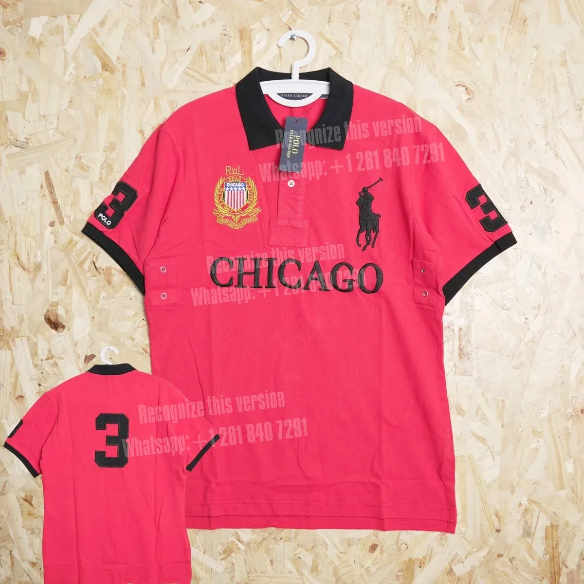 Ralph Lauren Chicago Polo Shirt Red
