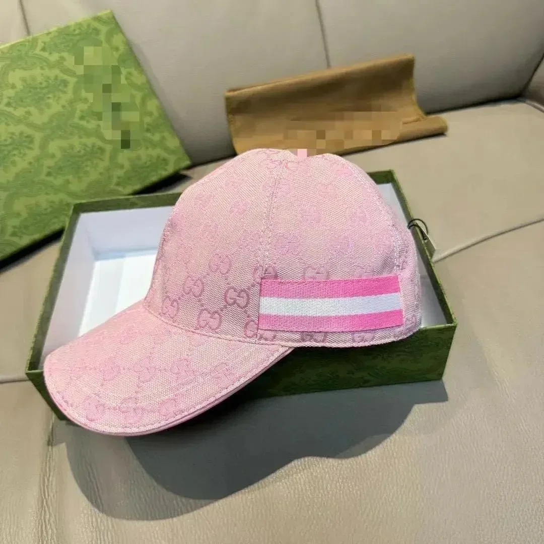 Gucci Pink GG Monogram Baseball Cap
