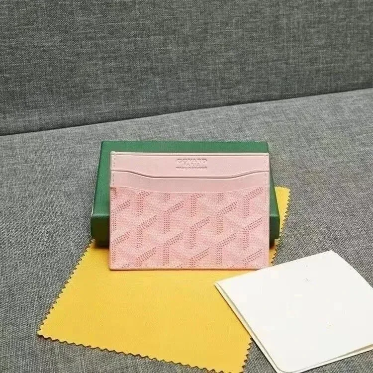Goyard Pink Card Holder